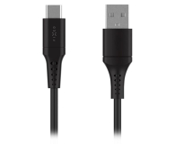 FIXED Liquid Silicone Cable USB-A - USB-C 0,3m 60W (czarny) FIXDLS-AC03-BK - 1484706 - zdjęcie 1